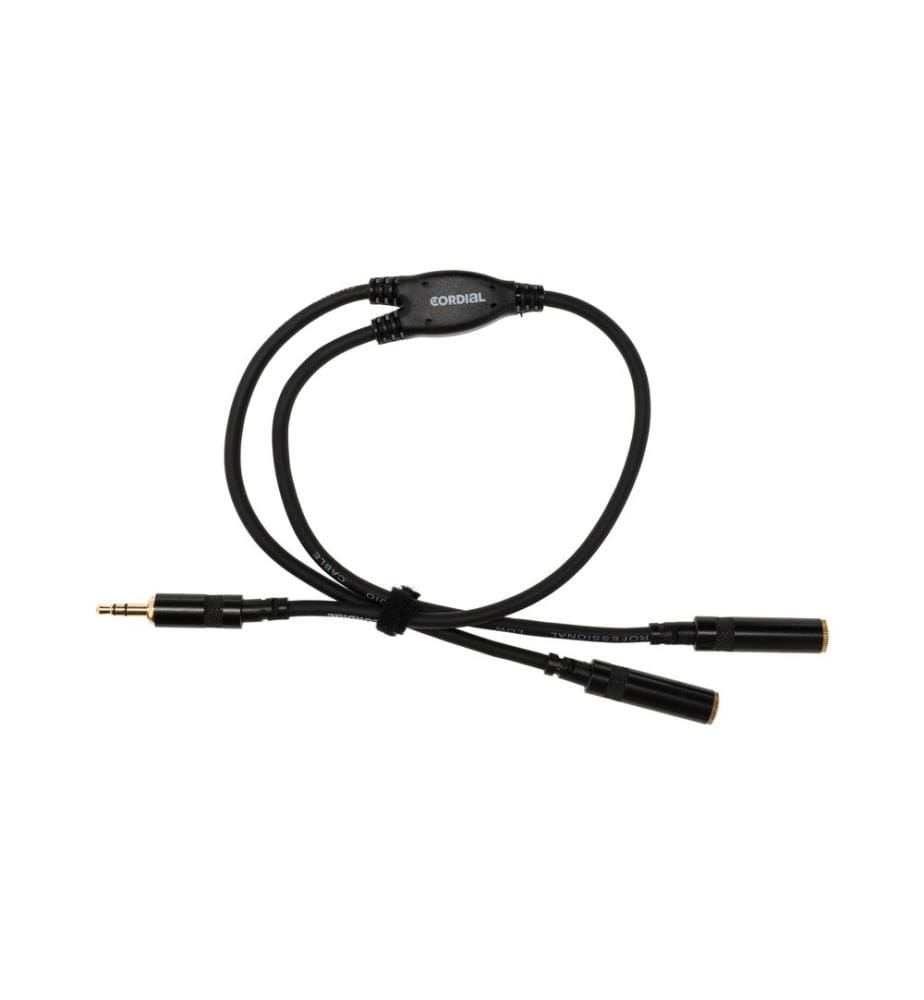 Cordial - Câble audio jack 3.5 mm - jack 3.5 mm 0.3 m