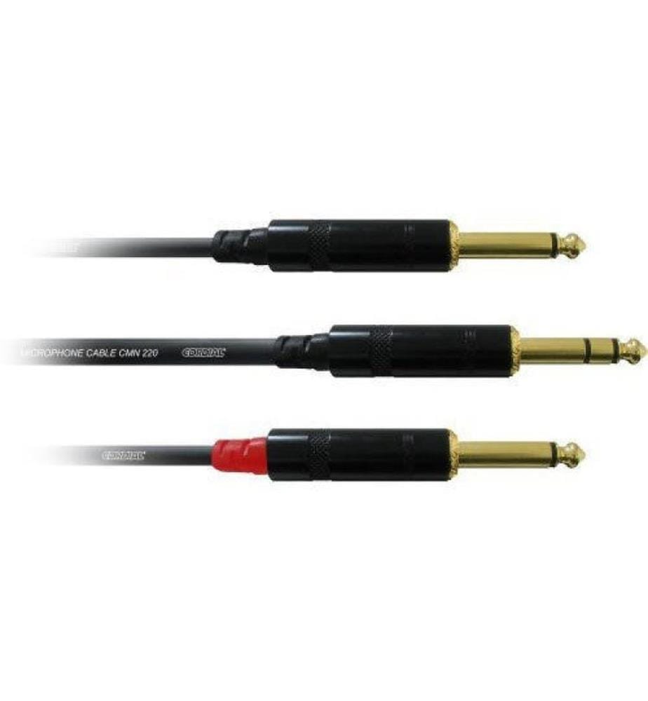 Cordial - Câble audio CFY 3 VPP jack 6.3 mm - jack 6.3 mm 3 m