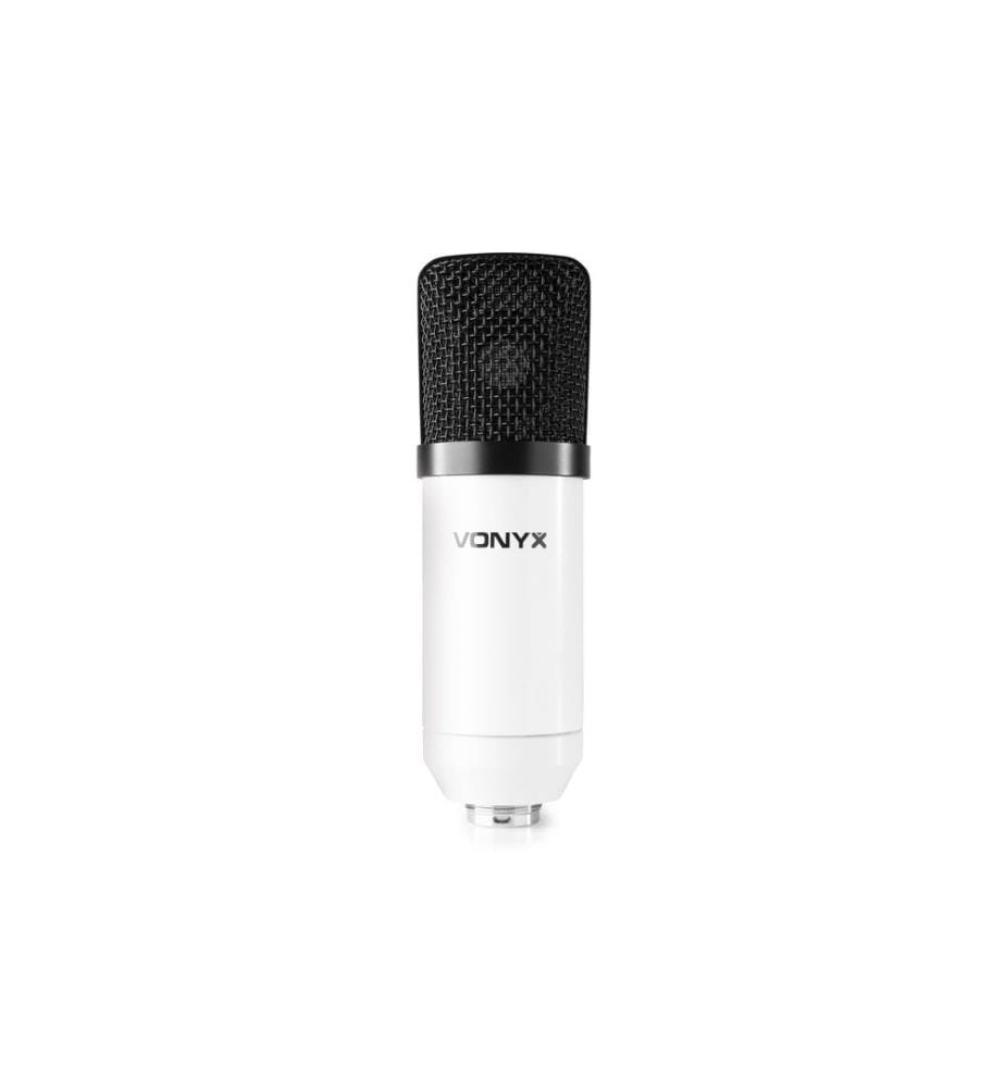 VONYX - Microphone à condensateur CMS300W Studio-Set Blanc