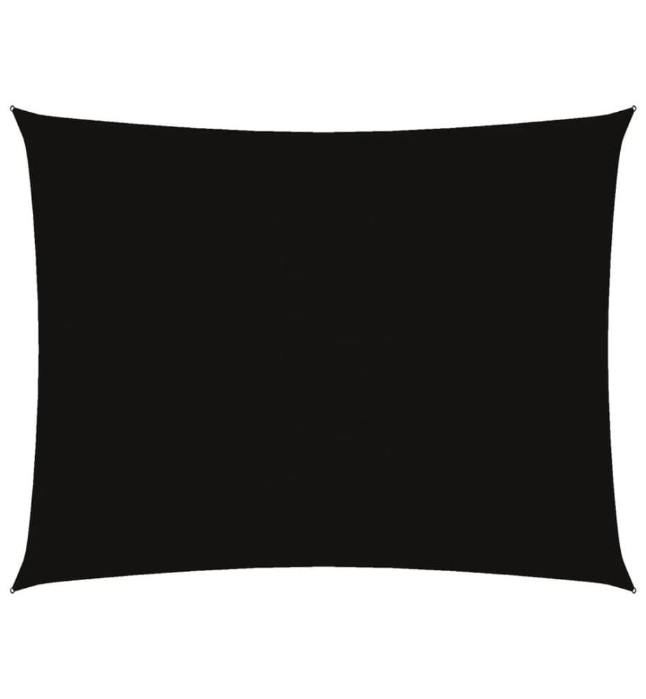Sonnensegel Oxford-Gewebe Rechteckig 5x7 m Schwarz