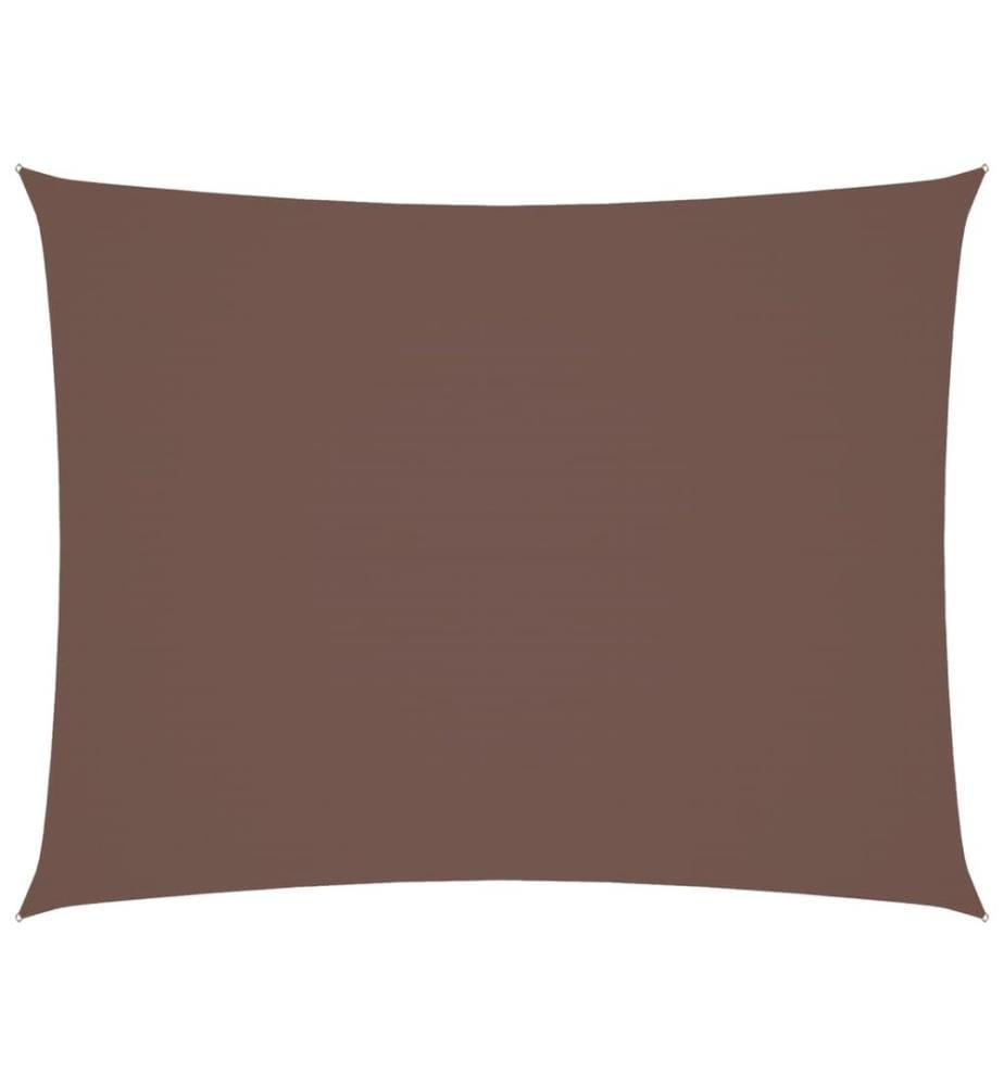 Sonnensegel Oxford-Gewebe Rechteckig 3x6 m Braun