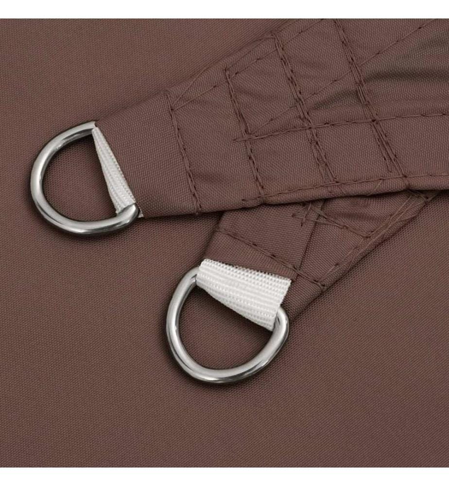 Sonnensegel Oxford-Gewebe Dreieckig 3x3x4,24 m Braun