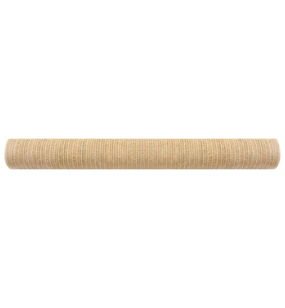 Zaunblende Beige 1,2x10 m HDPE 75 g/m²