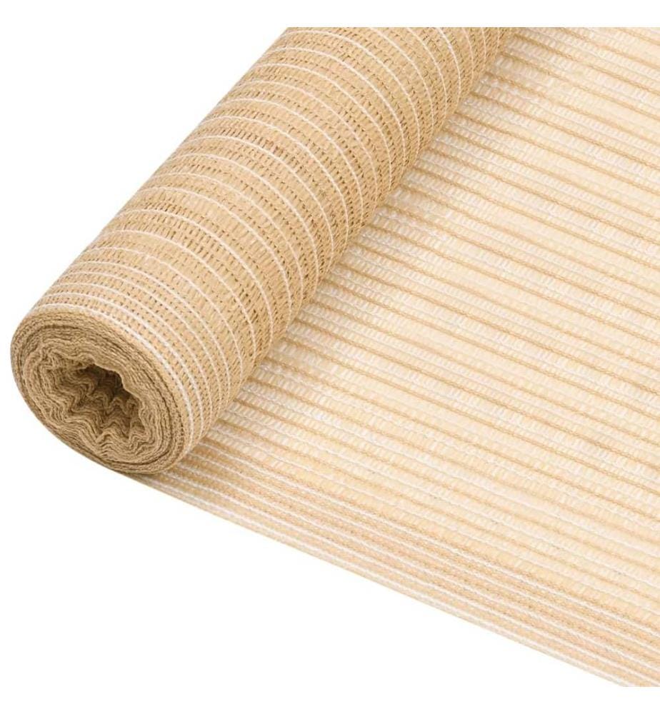 Zaunblende Beige 1,2x10 m HDPE 150 g/m²