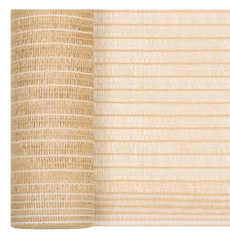 Zaunblende Beige 3,6x10 m HDPE 195 g/m²