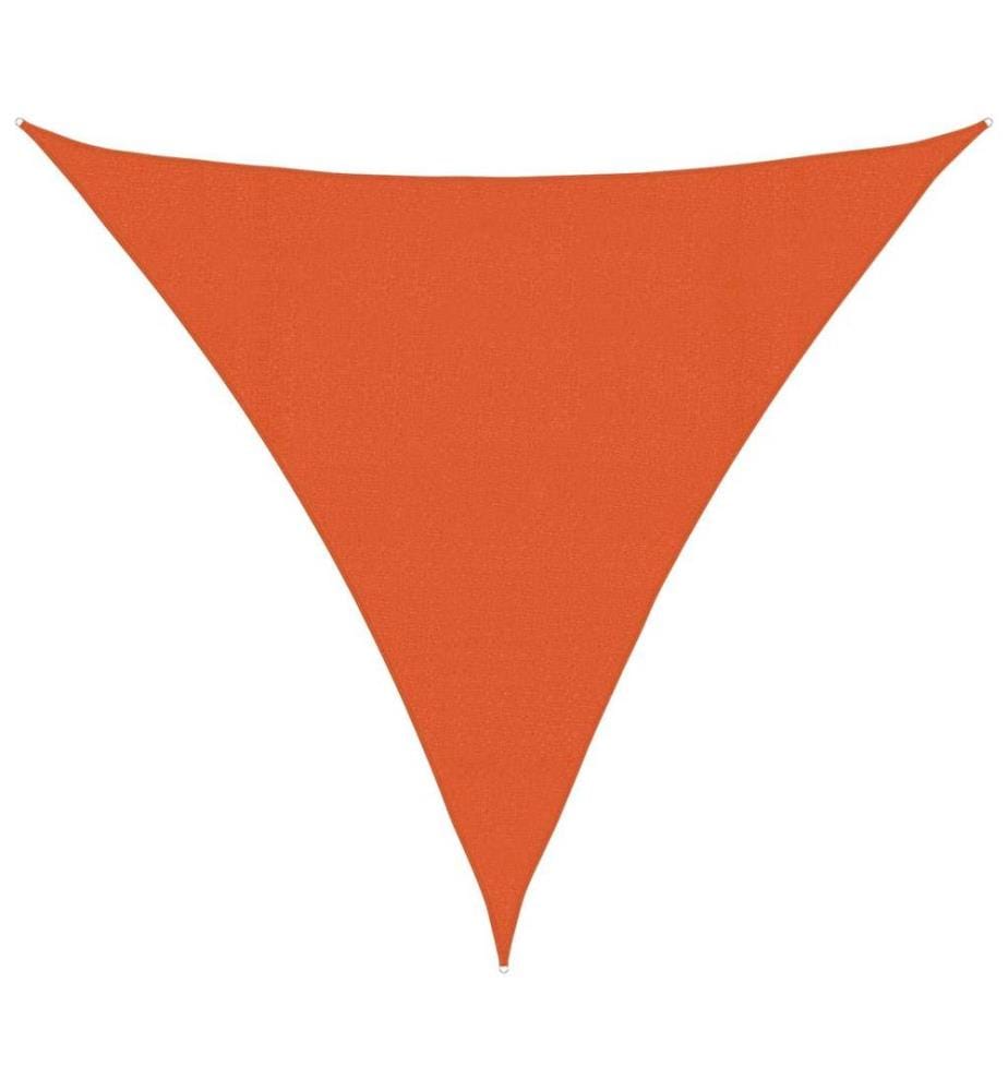 Sonnensegel 160 g/m² Dreieckig Orange 4,5x4,5x4,5 m HDPE
