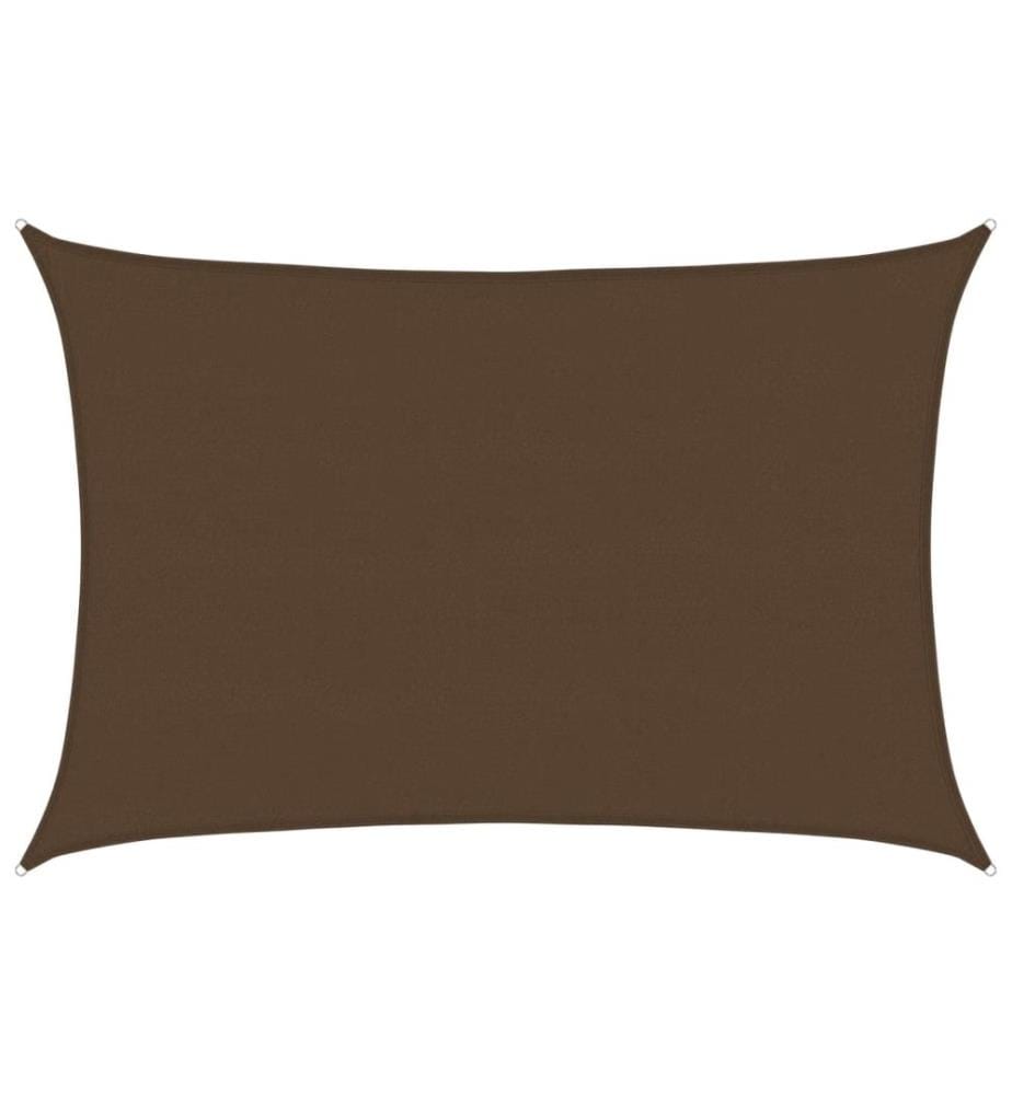 Sonnensegel 160 g/m² Braun 5x7 m HDPE