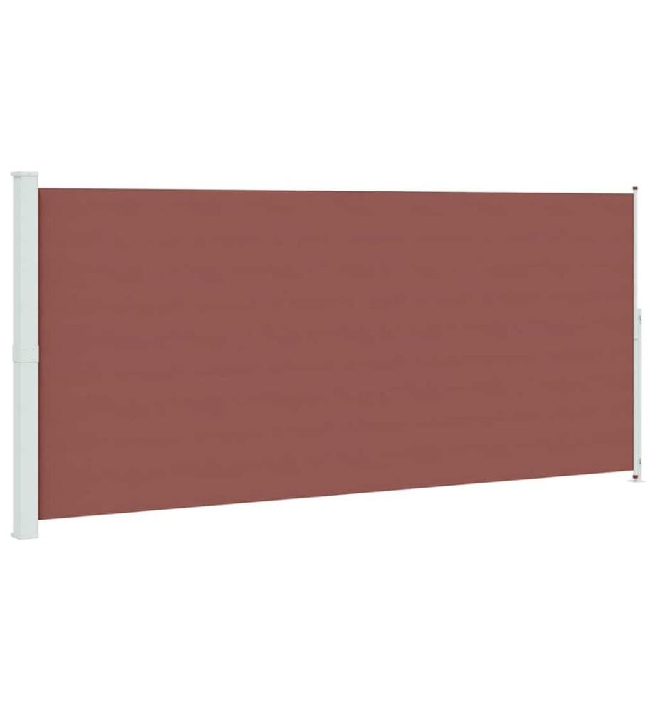 Seitenmarkise Ausziehbar 220x500 cm Braun