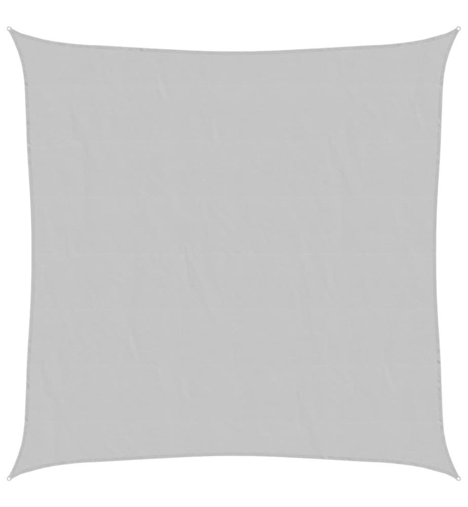 Sonnensegel Hellgrau 2,5x2,5 m 100% Polyester Oxford