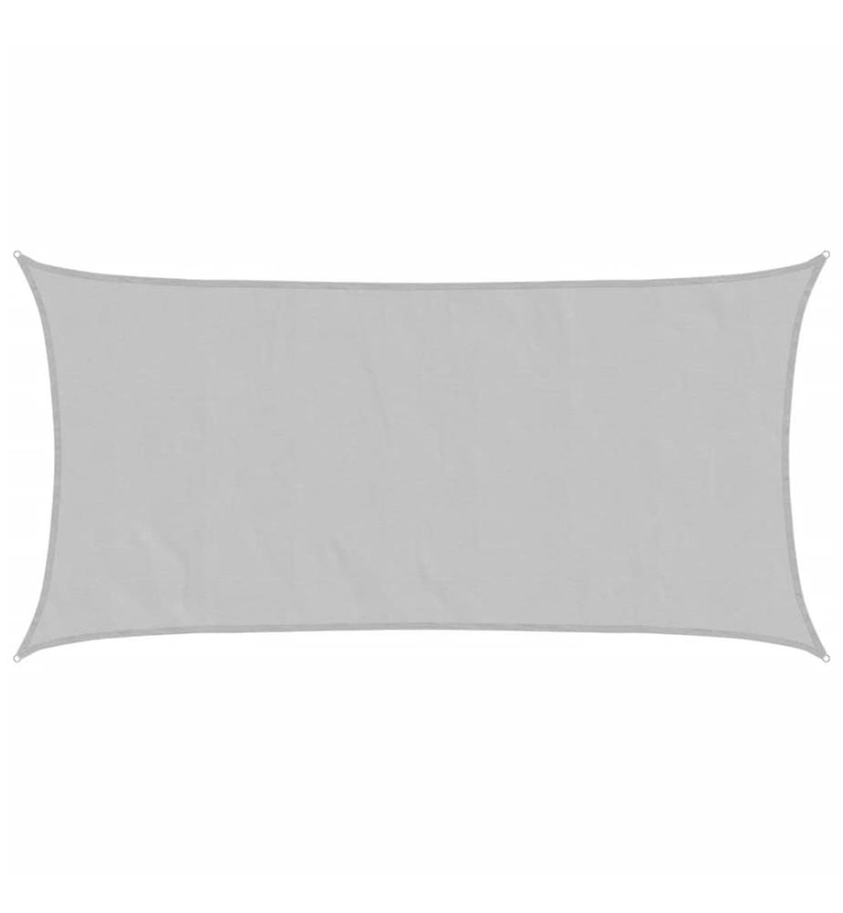 Sonnensegel Hellgrau 6x3 m 100% Polyester Oxford