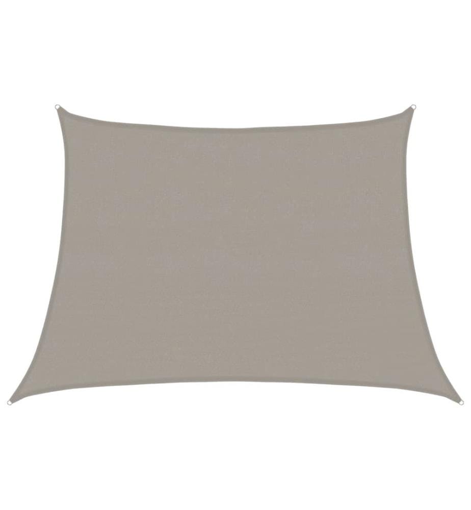 Sonnensegel 160 g/m² Trapez Hellgrau 4/5x3 m HDPE
