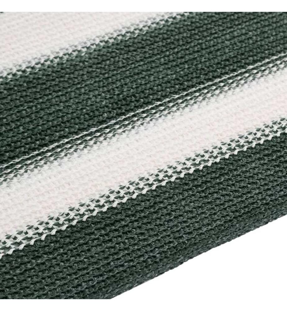 Zaunblende Grün und Weiss 1,8x50 m HDPE 75 g/m²