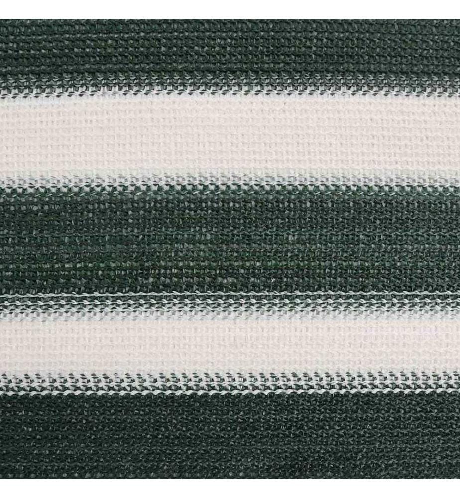 Filet brise-vue vert et blanc 1,8x25 m PEHD 195 g/m²