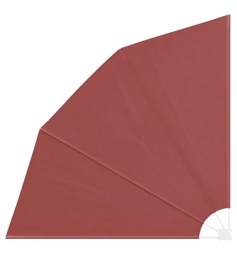 Faltbarer Balkonfächer Terracotta-Rot 210×210 cm