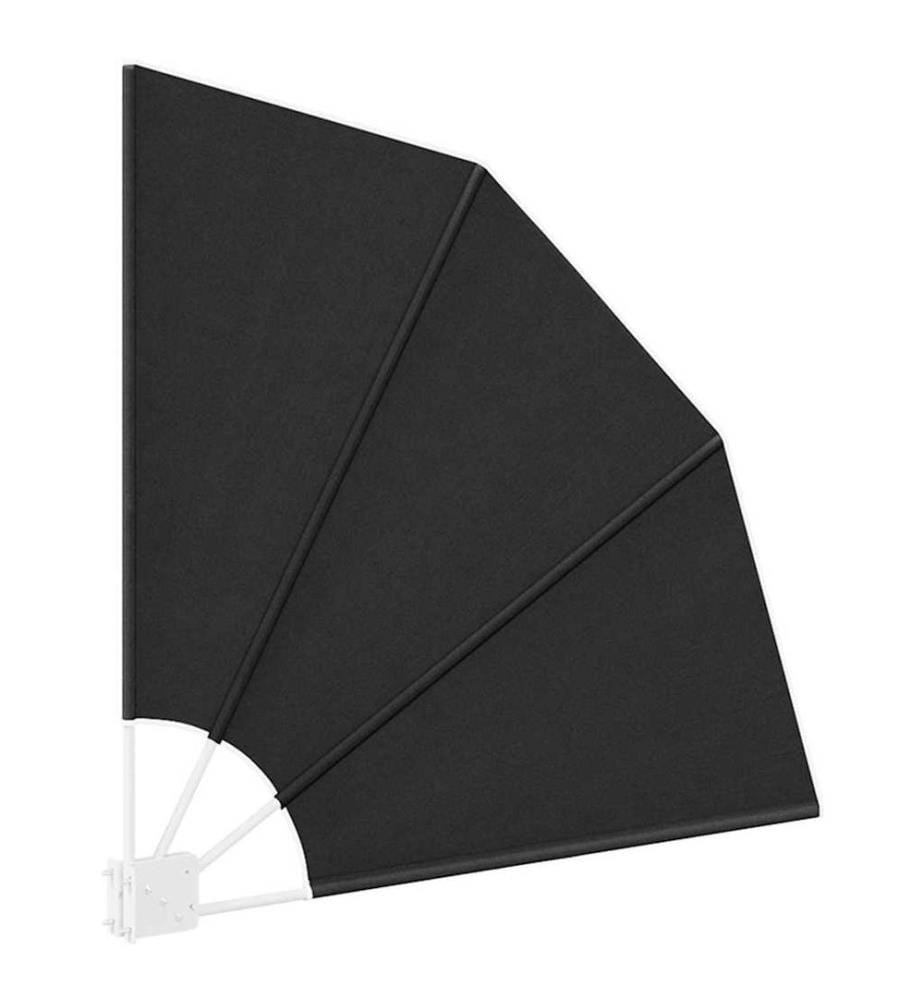 Balkon Sichtschutz Anthrazit 115 x 115 cm Polyester