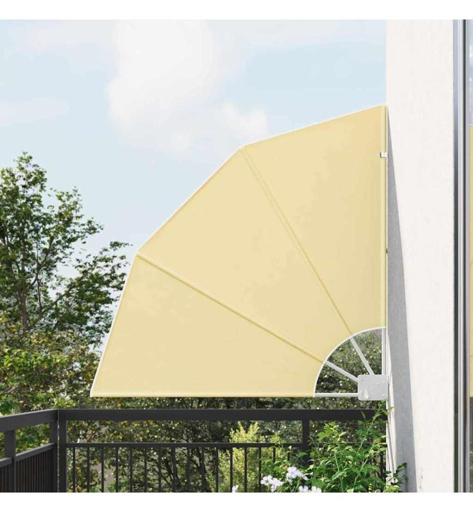 Balkon Sichtschutz Sand 115 x 115 cm Polyester