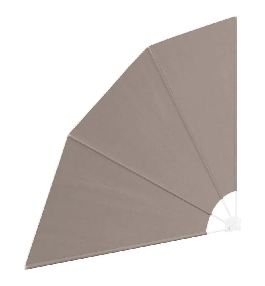 Balkon Sichtschutz Taupe 160 x 160 cm Polyester