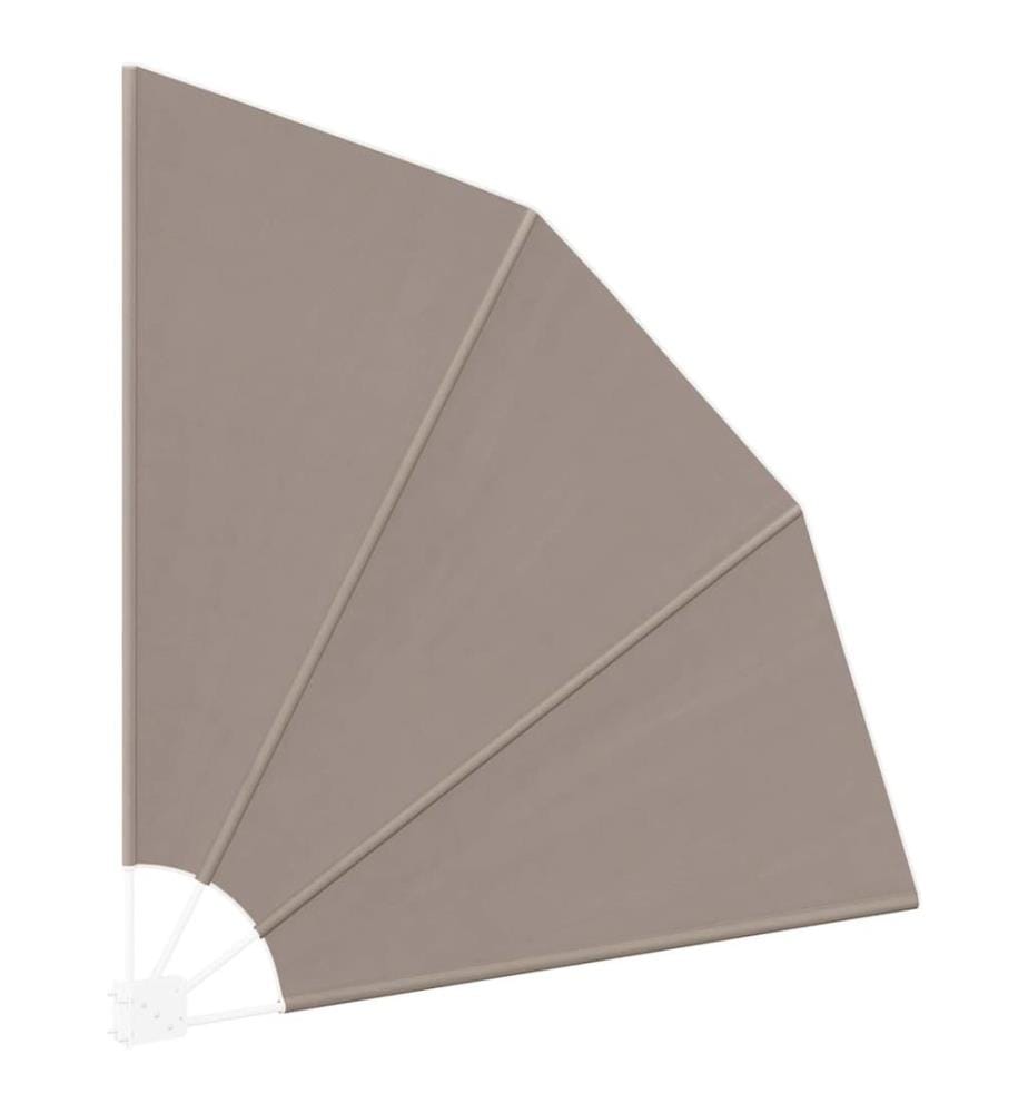 Balkon Sichtschutz Taupe 160 x 160 cm Polyester