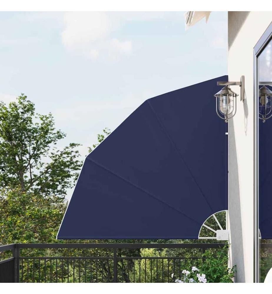 Balkon Sichtschutz Marineblau 140 x 140 cm Polyester