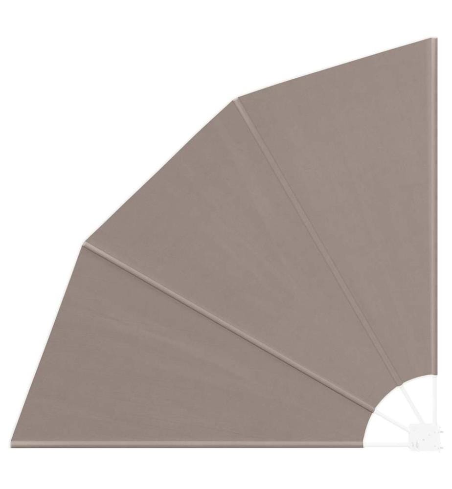 Balkon Sichtschutz Taupe 140 x 140 cm Polyester