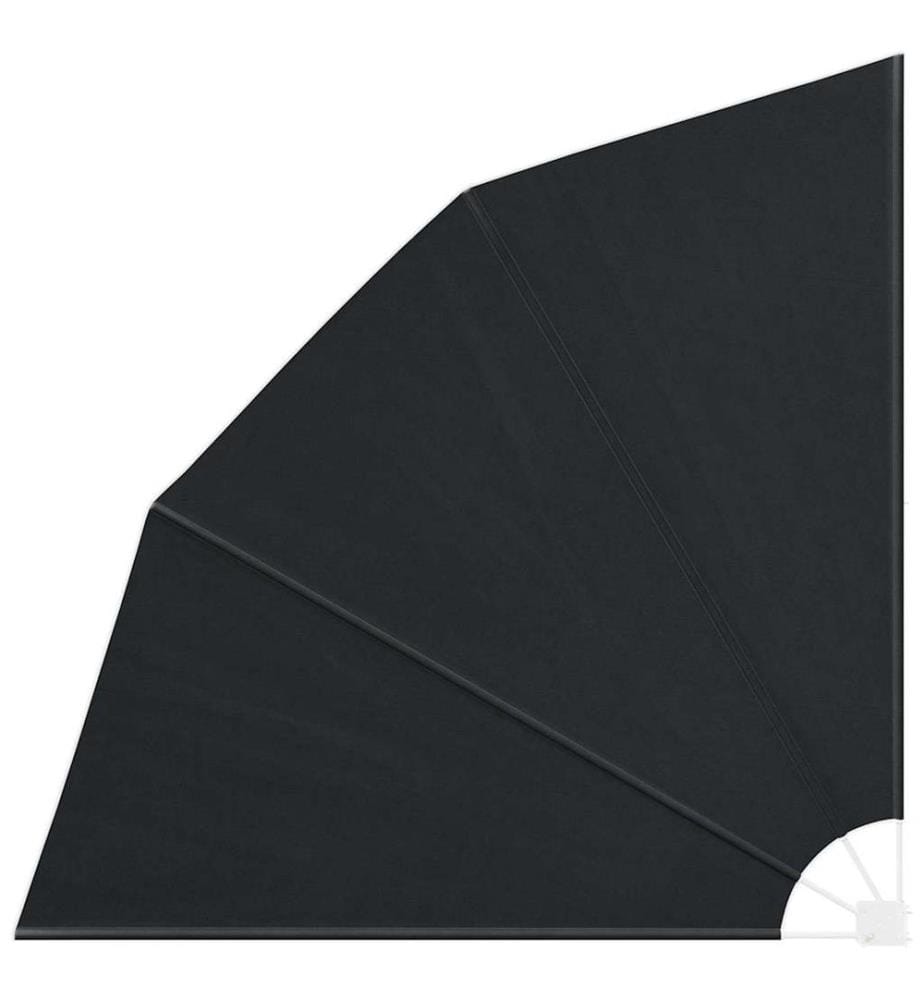 Balkon Sichtschutz Anthrazit 210 x 210 cm Polyester