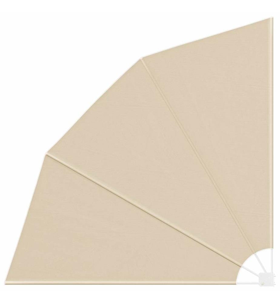 Balkon Sichtschutz Beige 210 x 210 cm Polyester