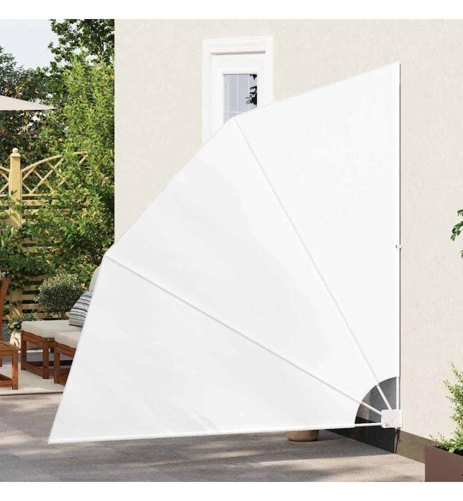 Balkon Sichtschutz Weiss 210 x 210 cm Polyester
