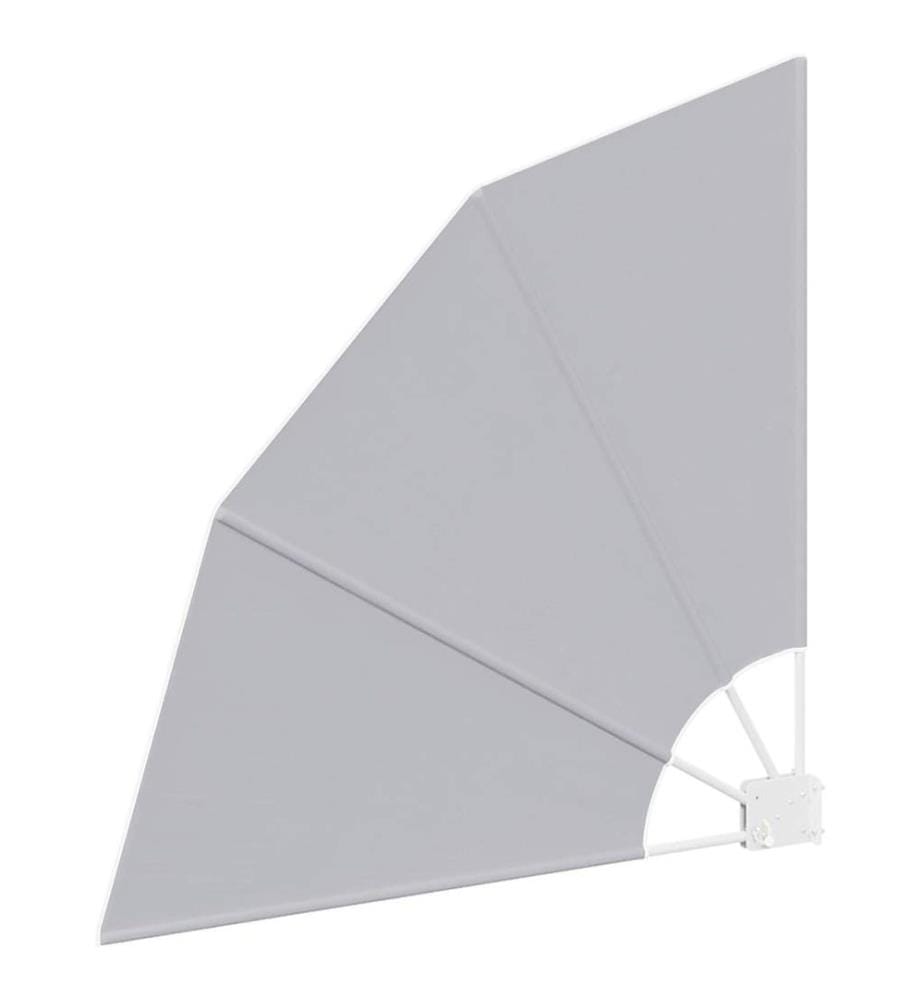 Balkon Sichtschutz Grau 115 x 115 cm Polyester