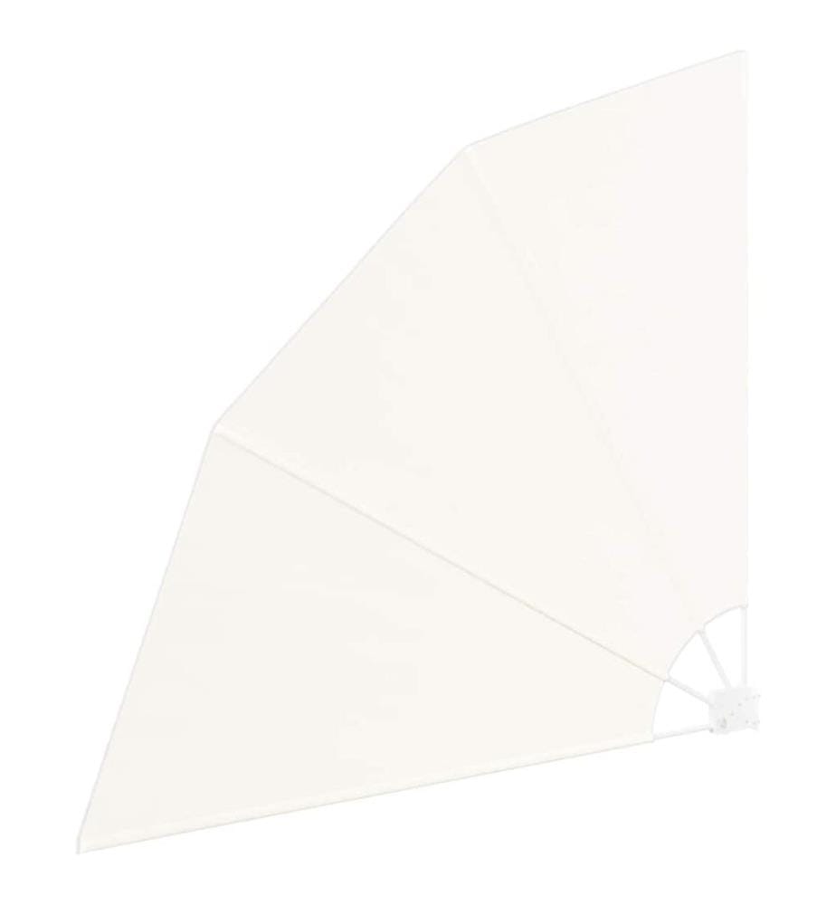 Balkon Sichtschutz Creme 160 x 160 cm Polyester