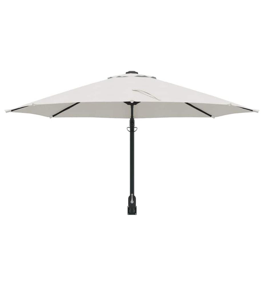 Garten-Sonnenschirm Sand 248 x 248 x 148 cm Polyester und Stahl