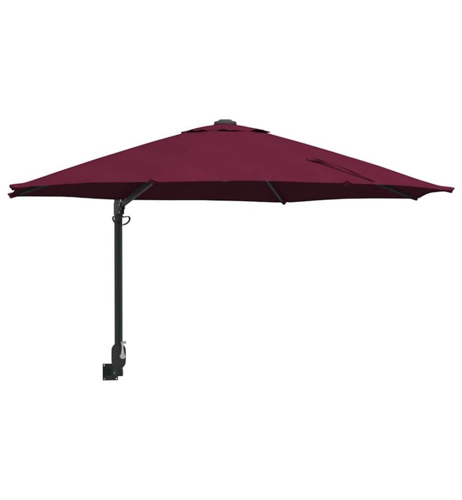 Garten-Sonnenschirm Bordeauxrot 248 x 248 x 148 cm