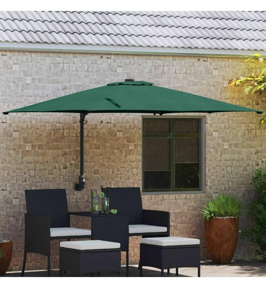Garten-Sonnenschirm Grün 248,5 x 247,5 x 160 cm