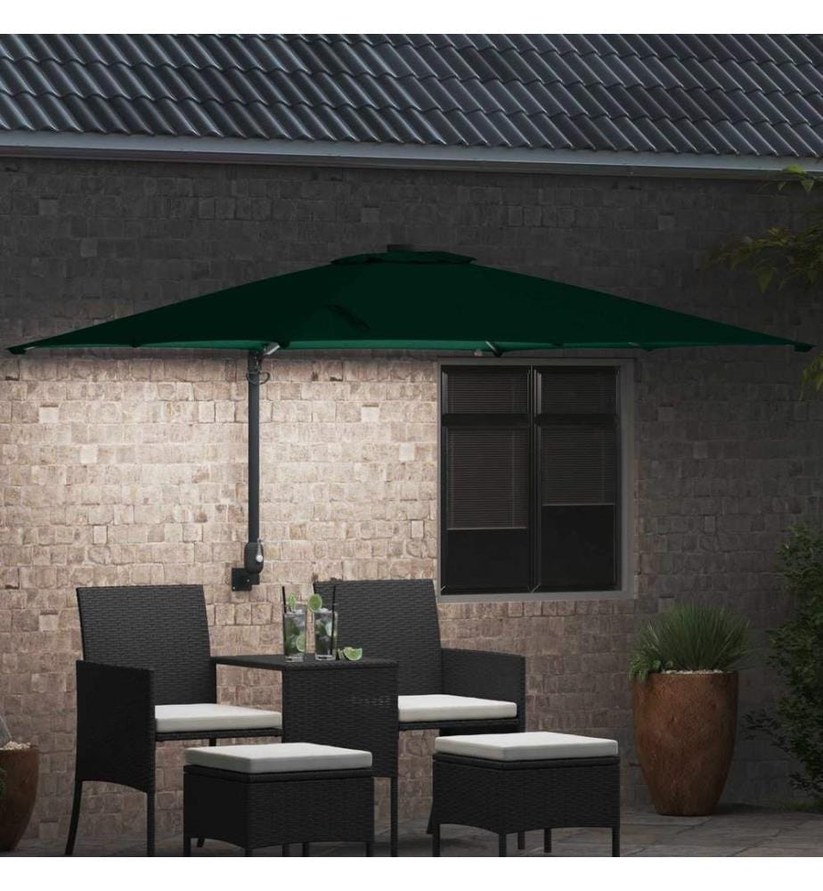 Garten-Sonnenschirm Grün 248,5 x 247,5 x 160 cm
