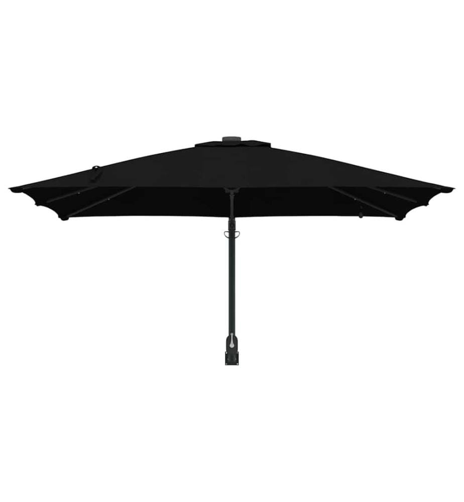 Garten-Sonnenschirm Schwarz 248,5 x 247,5 x 160 cm