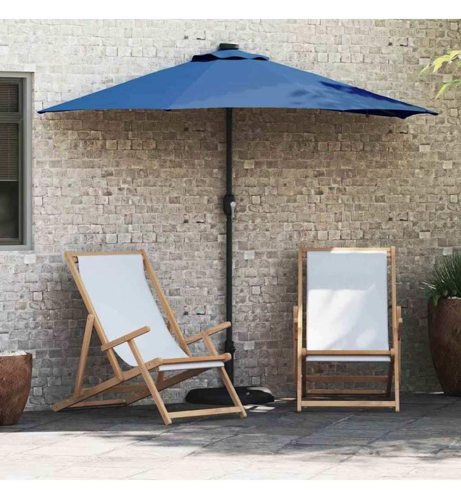 Garten-Sonnenschirm Azurblau 294 x 150 x 223 cm