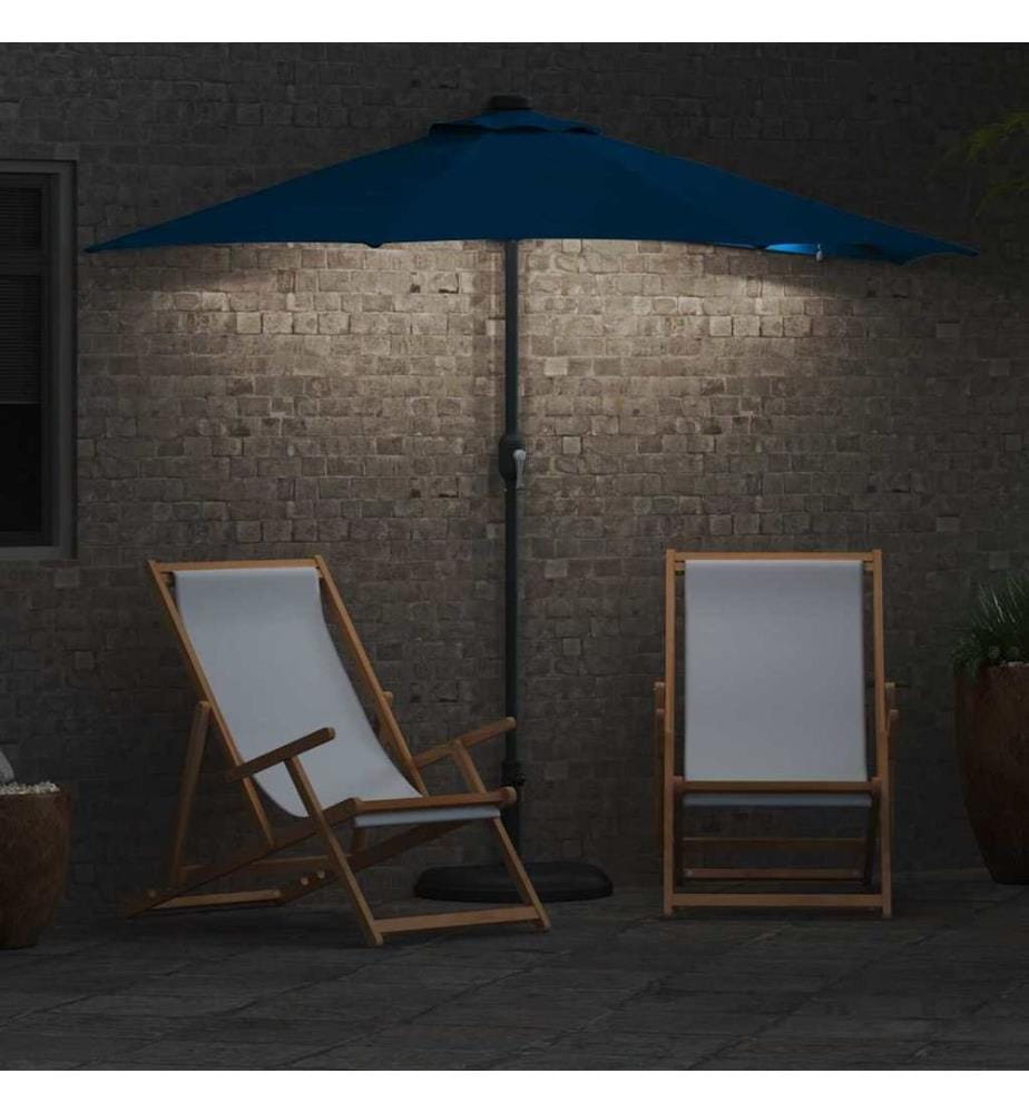 Garten-Sonnenschirm Azurblau 294 x 150 x 223 cm