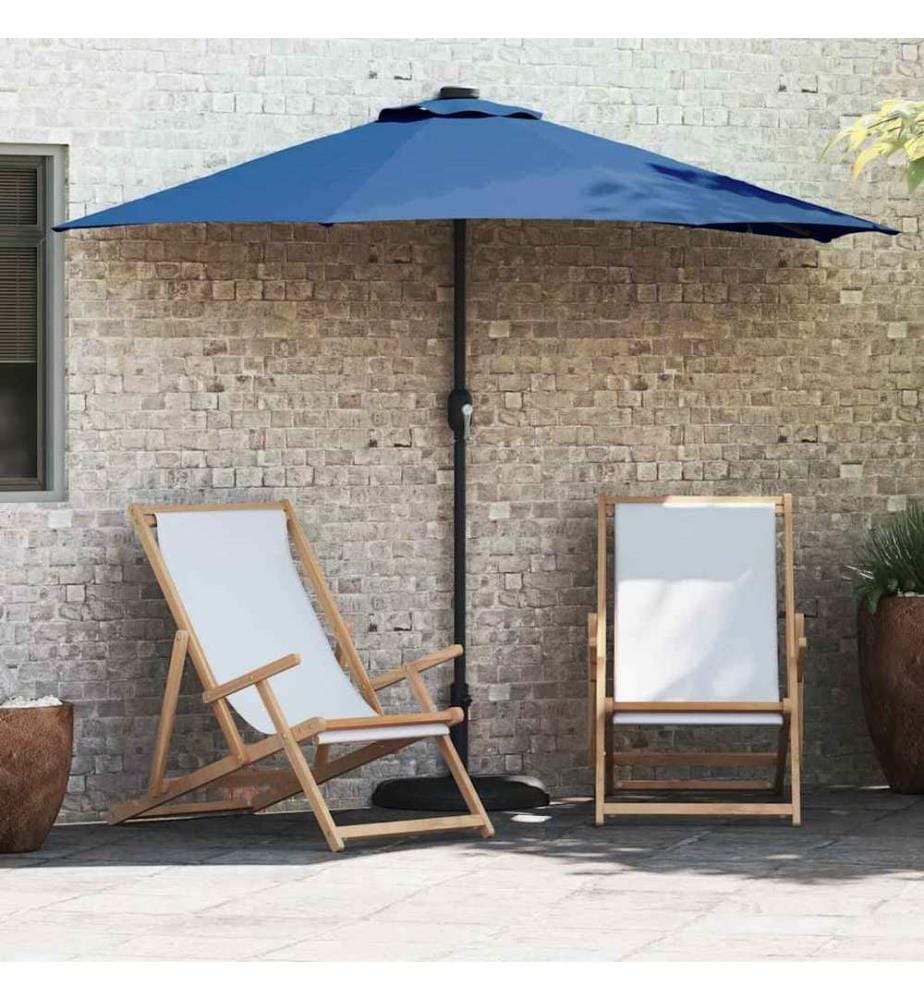 Garten-Sonnenschirm Azurblau 294 x 150 x 224 cm