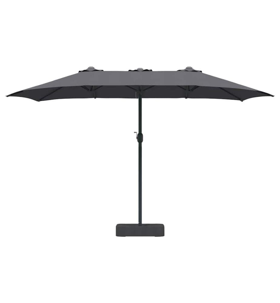 Garten-Sonnenschirm Anthrazit 385 x 209 x 244 cm