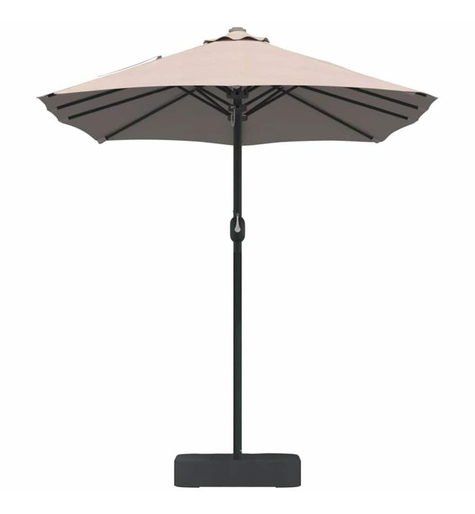 Garten-Sonnenschirm Taupe 385 x 209 x 244 cm