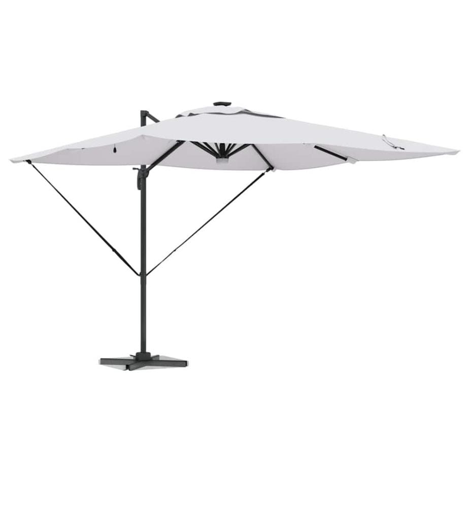 Parasol Roma Beige 286 x 284 x 270 cm Aluminium et polyester