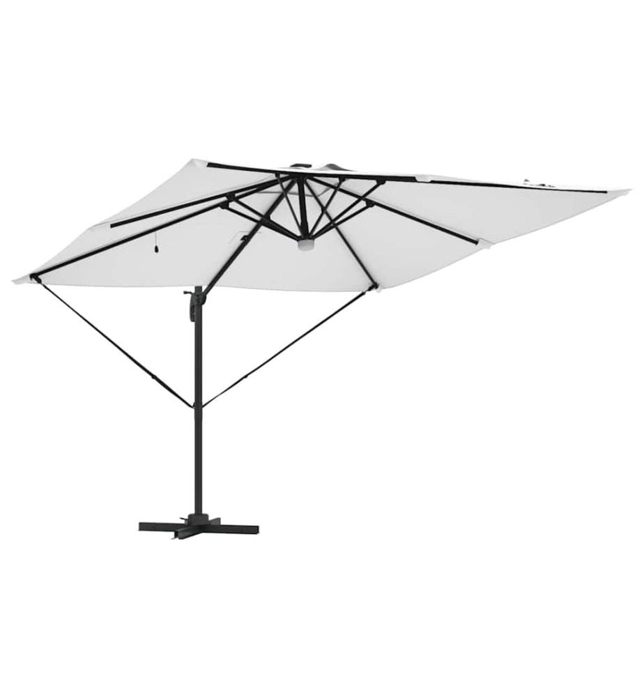 Parasol Roma Beige 286 x 284 x 270 cm Aluminium et polyester