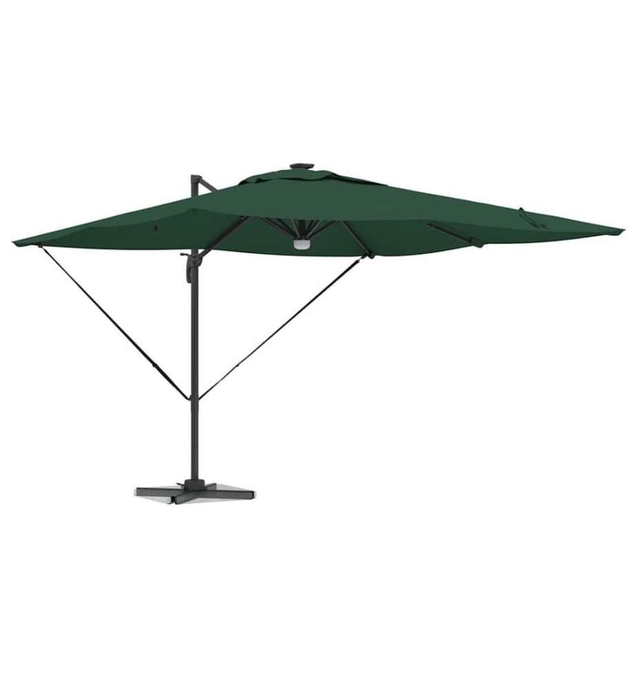 Roma Parasol Grün 286 x 284 x 270 cm Aluminium und Polyester