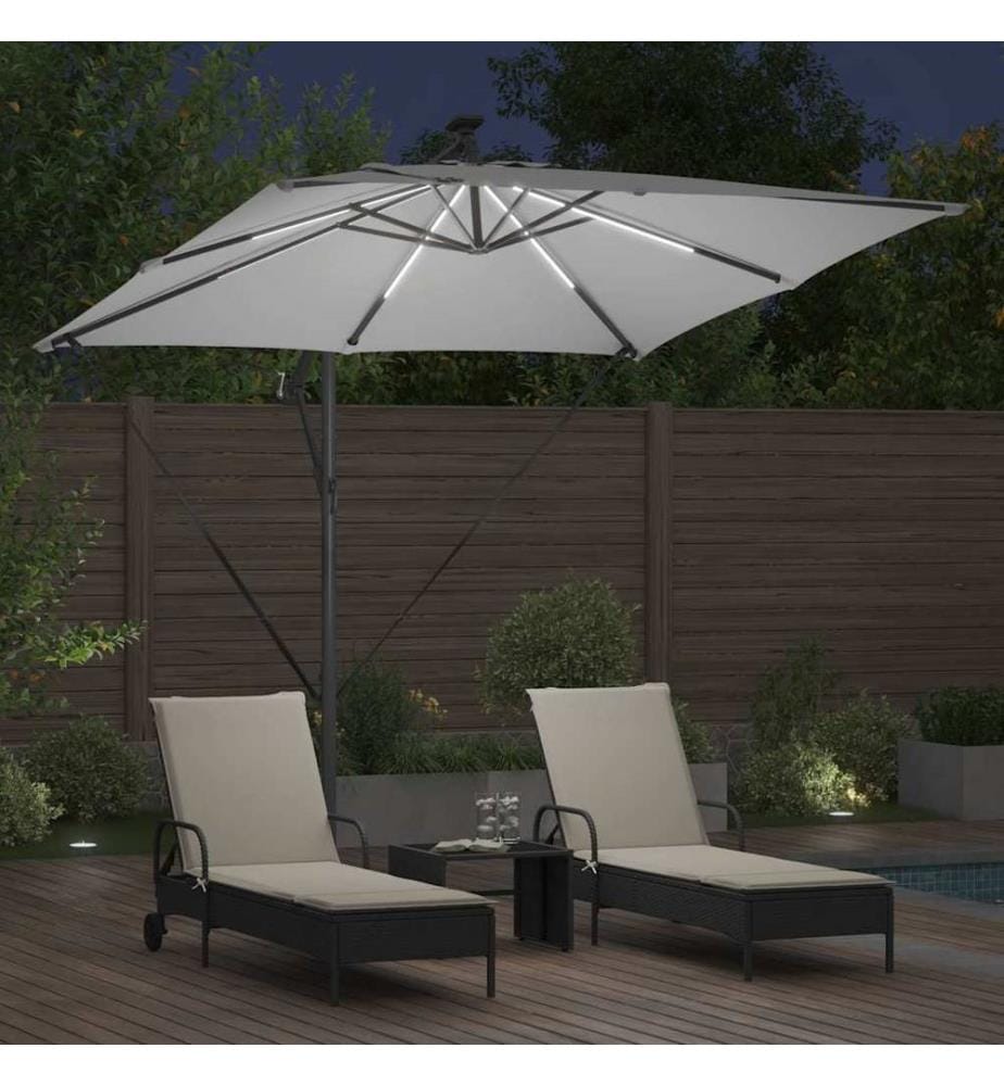 Parasol Sable 249 x 249 x 250 cm Polyester et Aluminium