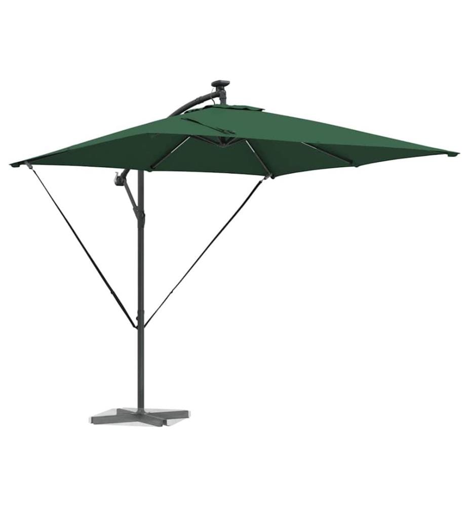 Parasol Vert 249 x 249 x 250 cm Polyester et Aluminium
