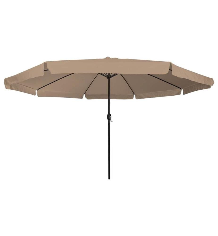 Garten-Sonnenschirm Taupe 394 x 394 x 248 cm