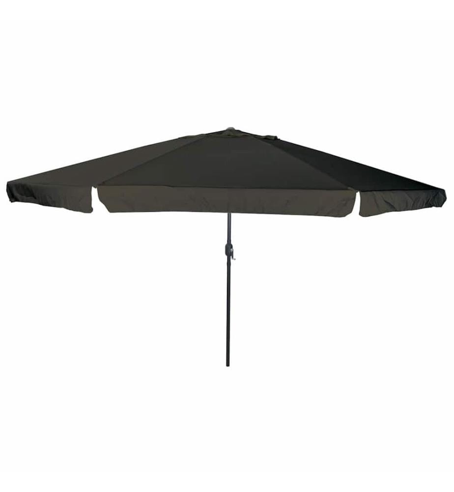 Garten-Sonnenschirm Schwarz 394 x 394 x 248 cm