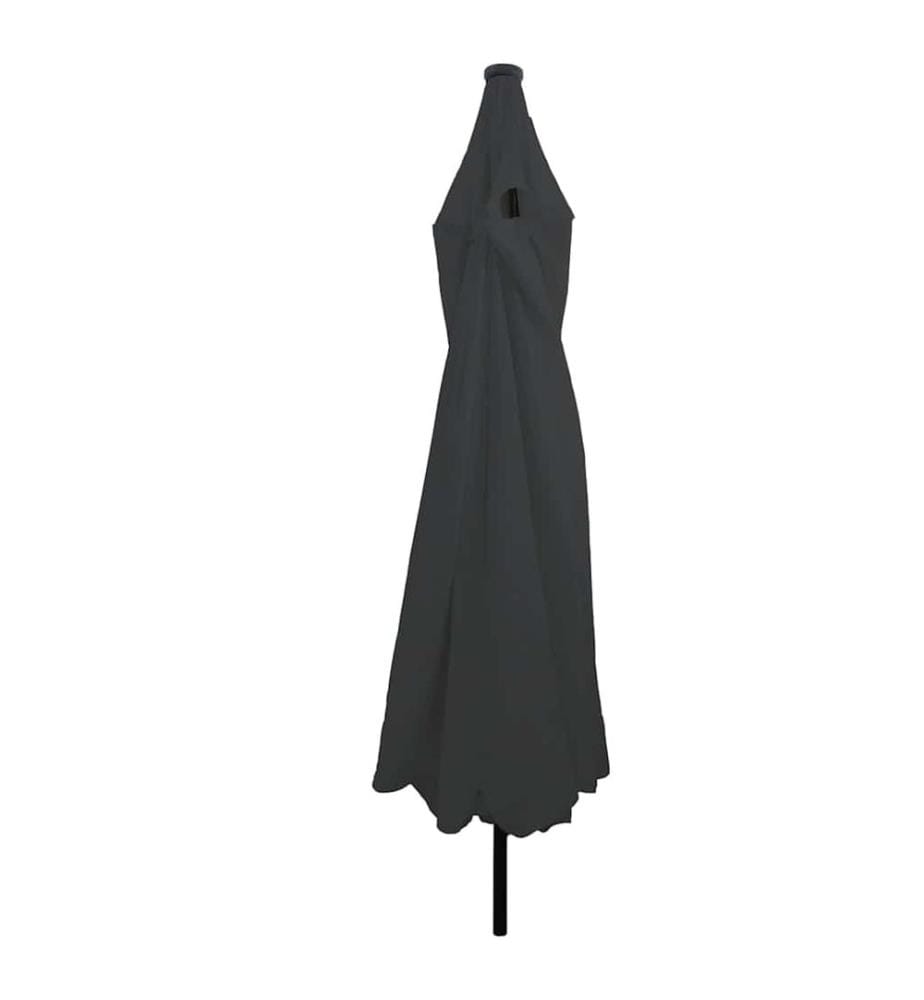 Garten-Sonnenschirm Anthrazit 395 x 395 x 245 cm Polyester