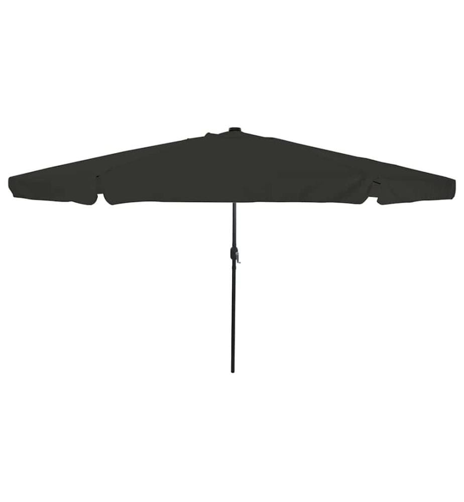 Garten-Sonnenschirm Schwarz 395 x 395 x 245 cm Polyester