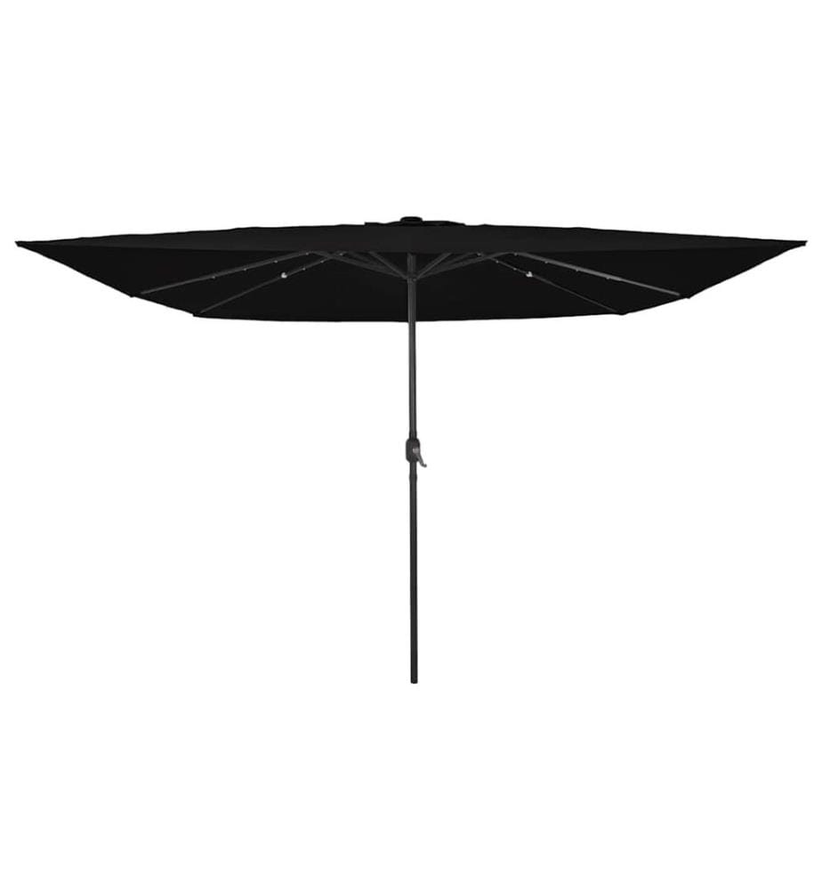 Garten-Sonnenschirm Schwarz 295 x 295 x 245 cm