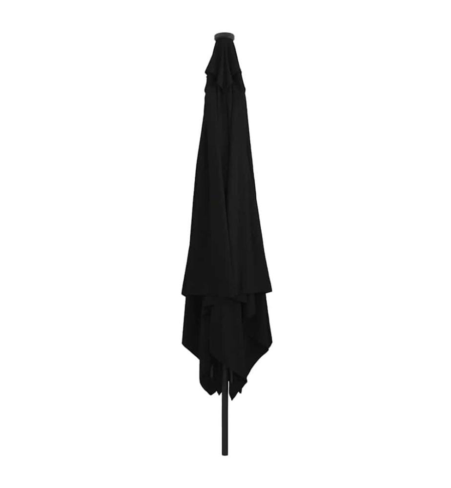 Garten-Sonnenschirm Schwarz 295 x 295 x 245 cm
